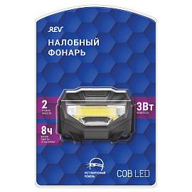 Фонарь налобный сд Headlight 1202, COB 3Вт, бат. 3xAAA  29088 9 Ritter