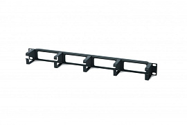 Hyperline CM-1U-ML Кабельный организатор с металлическими кольцами, 19", 1U