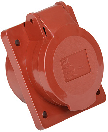 Розетка кабельная силовая 415 щитовая 3Р+РЕ+N 16А 380В IP44 (PSR42-016-5) IEK