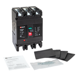 Выключатель автоматический LS250 25кА 3P 125А ProPact EKF mccb-250-25-3-125-ls