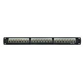 Патч-панель модульная 19", 1U,CAT6A, 24 порта RJ45, экранированная RN6APPF24 DKC