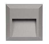 Светильник светодиодный 2Вт PST/W S124124 4000K 70Лм Grey IP44 фасадный .5005587 Jazzway