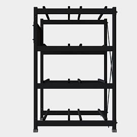 Стеллаж 4 полочный 2 ряда 800х935х1430 R4N2R809314AT Systeme Electric