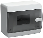Бокс пластиковый ЩРН-П- 6 IP41 навесной UNION Compact черн. пр. дв. 150х182х103 UIC-KP12-N-06-41-K01 /уп.8шт/ IEK
