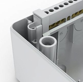 Бокс пластиковый ЩРВ-П-12 IP41 встраив. UNION Compact бел. дв. 195х290х103 UIC-KP13-V-12-41-K01 /уп.8шт/ IEK