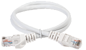 Шнур коммутационный кат. 5Е UTP LSZH 1м белый PC08-C5EUL-1M ITK