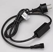 Шнур питания ARD-PRO-STD-1.5M Black (230V, 1.6A) (ARDECOLED, закрытый) 025888 Arlight
