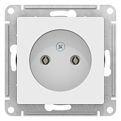 Розетка Atlasdesign скрытой установки без заземления 16А механизм белый ATN000141 Systeme Electric