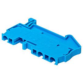 Колодка клеммная самозажимная JXB-ST-2.5 31А 3 вывода синяя plc-jxb-st-2.5-3-blue EKF