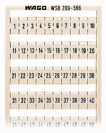 Маркировочная система WSB QUICK 209-566 /5шт/ WAGO