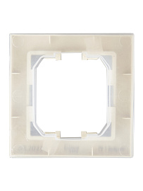 Рамка 1-местная IP44Р У-1-БрКр-44 бежевый BR-M12-44-K10 BRITE  IEK
