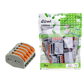 Изображение товара Клемма рычажковая, СМК 222-415, 0.08-4мм², серая, 20 шт., 26747 8, duwi