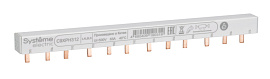 Шина гребенчатая 3P (L1L2L3) 18мм 12мод 63А City9 Set C9XPH312 Systeme Electric