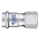 Переходник ВПр-ВР, 15х1/2, из нержавеющей стали SUS 316L, Franta V12151200L