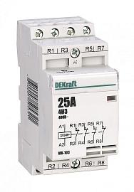 Контактор модульный 4НЗ 25А 230В МК-103 18070DEK DEKraft SE