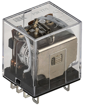 Изображение товара Реле промежуточное IEK РЭК77/3(LY3) 10А 24В DC для автоматизации