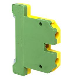 EKF Колодка клеммная ЕК-6/40 JXB желто-зеленая (plc-ek-6/40) /40шт./