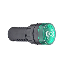 Зуммер с пульсирующим сигналом OptiSignal Compact D22 C7-B-M3FL зеленый с подсветкой 230 В AC/DC  362173 КЭАЗ