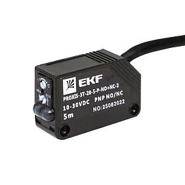 Датчик бесконтактный оптический PROXIS-3T-20-5-P-NO+NC-2 EKF