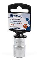 Головка торцевая 1/2", 17 мм, Cr-V КОБАЛЬТ 643-101