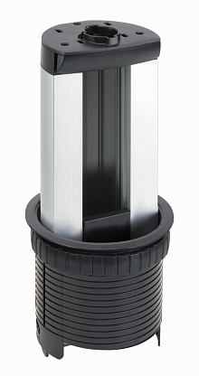 Изображение товара Телеблок Simon Connect на 3 модуля К45 алюминий, IP40, 1,09 кг