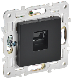 Розетка компьютерная RJ45 кат.5E SK-K01Bl черный SKANDY SK-K10-1-K02 IEK