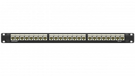 Патч-панель 19&quot;,1U,CAT6А, 24 модуля RJ45, неэкранированная RN6APPU24 DKC