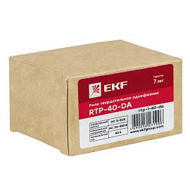 Реле твердотельное однофазное RTP-40-DA PROxima rtp-1-40-da EKF