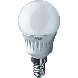 Лампа светодиодная 7 Вт E14 G45 4000К 560Лм матовая 220-240В шар 94468 Navigator