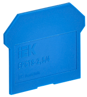 Заглушка для CTS 2,5/4мм2 синяя IEK YCT10-00-K07-002-ZGL