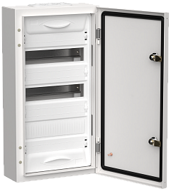 Корпус металлический ЩРн-36 (1х36) 585х310х140 IP54 белый TITAN 5 TI5-50-N-036-54 IEK