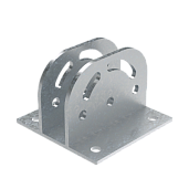 DKC BSF4104HDZ Крепление с площадкой шарнирное для профиля BPM-41, горячеоцинкованное