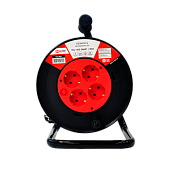 Удлинитель на катушке RG4-1020-SMART с т/з четырехмест с заземлением 10А 20м 8802 4690612010540 IN HOME