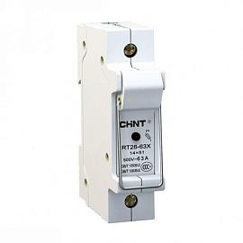 Держатель плавких вставок с индикацией RT28-63X 14х51 1П 520515 CHINT