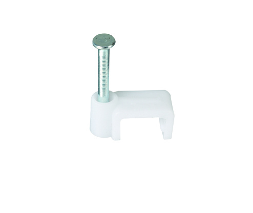 Изображение товара Скоба 8мм плоская пластиковая(уп. /100 шт) 084-07-23/084-07-023 HLT