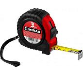 MIRAX Rubber 3м / 18мм рулетка в обрезиненном пластиковом корпусе, 34011-03-18