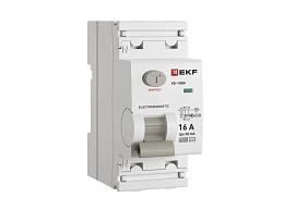 Устройство защитного отключения (УЗО) ВД-100N 2P 16А 30мА AC эл-мех 6кА PROXIMA EKF E1026M1630