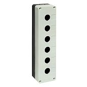 Корпус КП106 пластиковый 6 кнопок белый (cpb-106-w) EKF