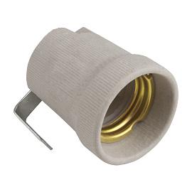 Патрон для ламп керамический ULH-Е27P-Ceramic с держателем Е27 11023 Uniel