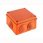 Коробка огнестойкая JBS100 E60-E90,о/п 100х100х55,б, IP55, 12P, (1,5-4мм2) 43477HF Ecoplast