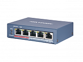 Коммутатор неуправляемый 4-портовый гигабитный DS-3E0505P-E/M HikVision
