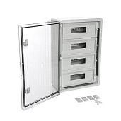 Корпус пластиковый распределительный ЩРН-60 IP65 прозрачная дверь 600х400х200 PR08.26505 Промрукав