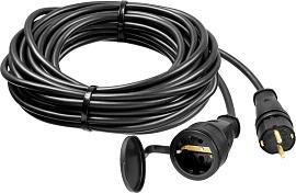 STAYER RC 315, 10 м, 3700 Вт, 1 гнездо, IP44, КГ 3х1.5 мм², удлинитель-шнур 55026-10
