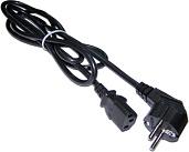 Кабель питания Schuko-C13, 3х0.75, 220В, 10А, 1.8 метра LAN-PP13/SH-1.8-BK Lanmaster