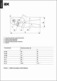 Клещи обжимные КО-03Е 6,0-16 мм2 (квадрат) TKL20-D4 IEK