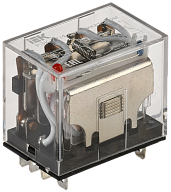 Реле РЭК77/4(LY4) с индикацией 10А 12В DC IEK