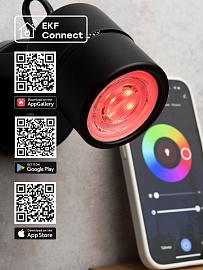 Лампа умная GU10 Connect 5W WIFI RGBW slwf-gu10-rgbw EKF