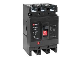 Выключатель автоматический LS125 18кА 3P 160А ProPact mccb-125-18-3-160-ls EKF