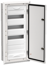 Корпус металлический ЩРв-48 (1х48) 755х365х130мм IP31 белый (одна дверь)  TI5-50-V-048-31 TITAN 5 IEK