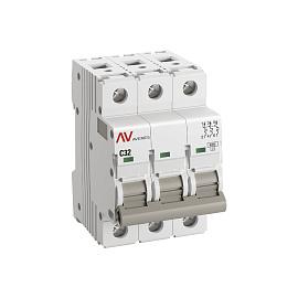 Выключатель автоматический 32А 3П трехполюсный C 6kA AV-6 AVERES mcb6-3-32C-av EKF